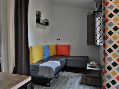 Mobilhome 6 personnes - Bleu Lagon Trio Confort 4 Pièces 6 Personnes Climatisé + TV