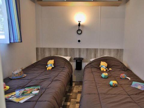 MOBILHOME 5 personnes - Bleu Lagon Duo Contemporain 3 Pièces 5 Personnes