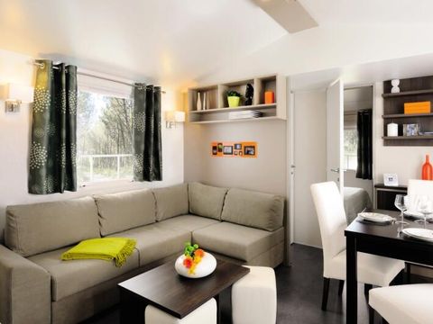 MOBILHOME 5 personnes - Bleu Lagon Duo Authentique 3 Pièces 5 Personnes