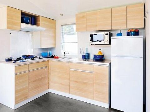Mobilhome 5 personnes - Bleu Lagon Duo Authentique 3 Pièces 5 Personnes