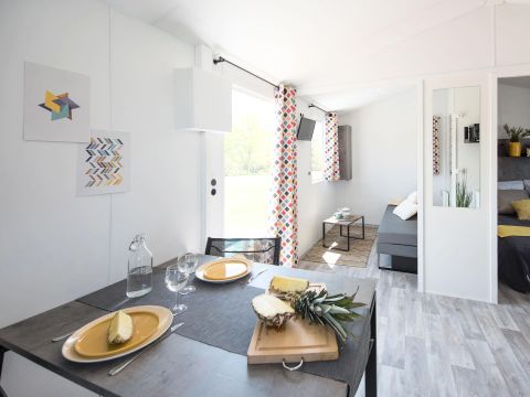 MOBILHOME 4 personnes - Bleu Lagon Confort 2 Pièces 2/4 Personnes Climatisé + TV