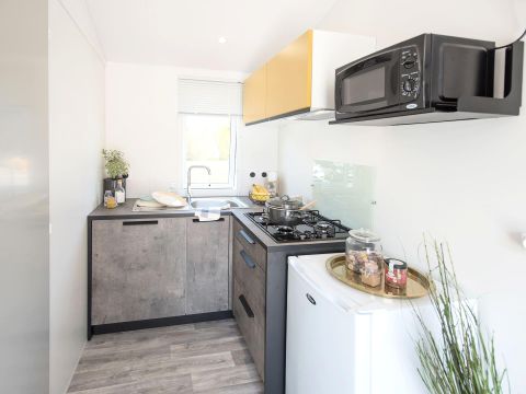 MOBILHOME 4 personnes - Bleu Lagon Confort 2 Pièces 2/4 Personnes Climatisé + TV