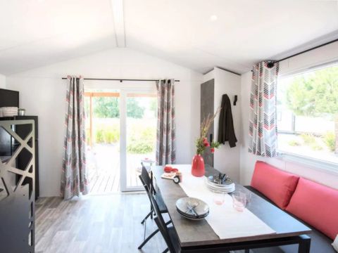 MOBILHOME 5 personnes - Mobil Home Premium 3 Pièces 5 Personnes Climatisé + TV