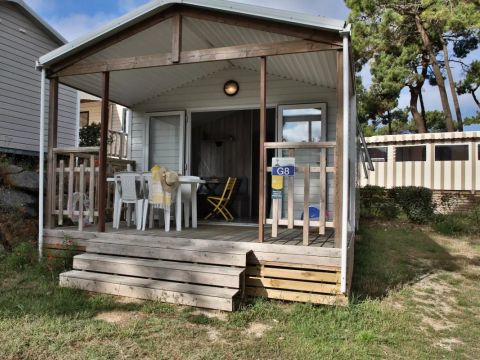 MOBILHOME 5 personnes - Mobil Home Le Cap Océan Duo Contemporain 3 Pièces 5 Personnes