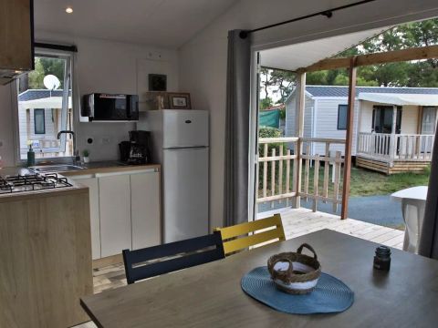 MOBILHOME 5 personnes - Mobil Home Le Cap Océan Duo Contemporain 3 Pièces 5 Personnes