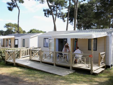 Mobilhome 5 personnes - Le bleu lagon duo PMR Contemporain