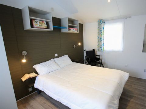 Mobilhome 5 personnes - Le bleu lagon duo PMR Contemporain