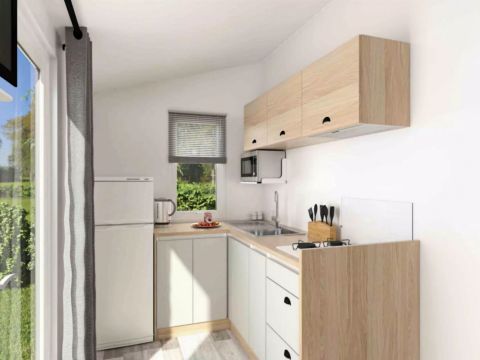 MOBILHOME 6 personnes - Mobil Home Premium 4 Pièces 6 Personnes Climatisé