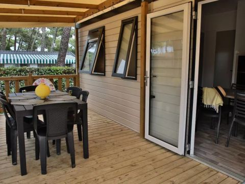 MOBILHOME 6 personnes - l'Horizon Trio Moderne Climatisé + TV