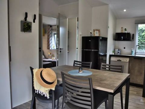 MOBILHOME 6 personnes - l'Horizon Trio Moderne Climatisé + TV