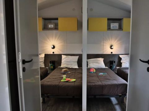 MOBILHOME 6 personnes - l'Horizon Trio Moderne Climatisé + TV