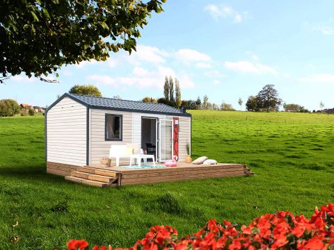 MOBILHOME 4 personnes - l'Horizon Moderne Climatisé + TV