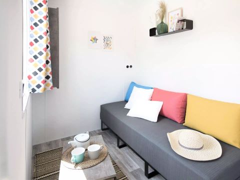 MOBILHOME 4 personnes - l'Horizon Moderne Climatisé + TV