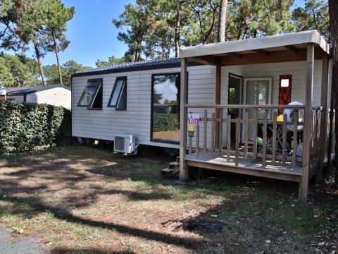 MOBILHOME 6 personnes - l'Estran Trio Moderne 4 Pièces Climatisé + TV