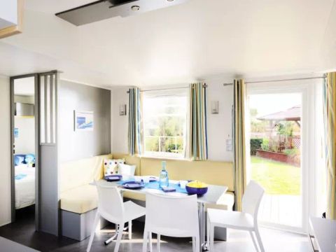 MOBILHOME 6 personnes - Bleu Lagon Trio Authentique 4 Pièces