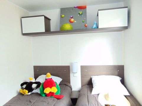 MOBILHOME 6 personnes - Bleu Lagon Trio Authentique 4 Pièces