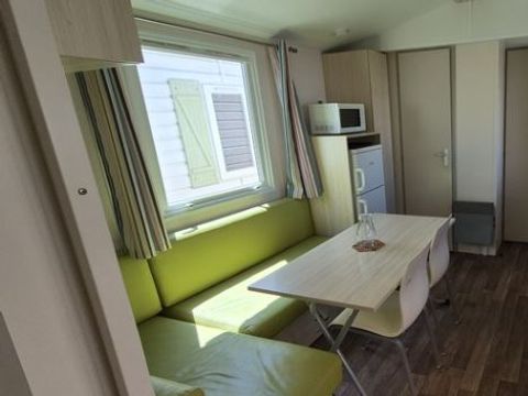 MOBILHOME 4 personnes - Mobil Home Aqua 2 ch 4 pers Terrasse Semi-Couverte TV