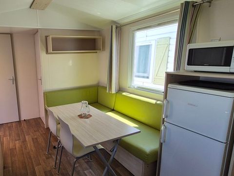 MOBILHOME 4 personnes - Mobil Home Aqua 2 ch 4 pers Terrasse Semi-Couverte TV