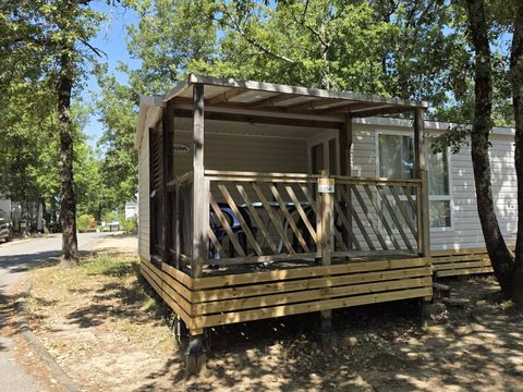 MOBILHOME 4 personnes - Comfort | 2 Ch. | 4 Pers. | Terrasse simple | Clim.