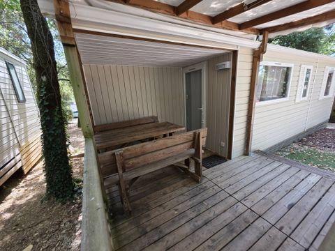 MOBILHOME 6 personnes - Comfort | 3 Ch. | 6 Pers. | Terrasse Simple | 1 SDB | Clim