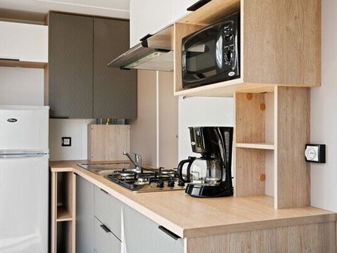 MOBILHOME 6 personnes - Mobil-home | Classic XL | 3 Ch. | 6 Pers. | Terrasse surélevée non couverte | Clim.