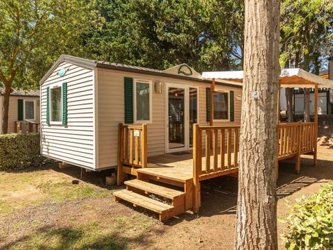 MOBILHOME 6 personnes - Mobil-home | Classic XL | 3 Ch. | 6 Pers. | Terrasse surélevée non couverte | Clim.