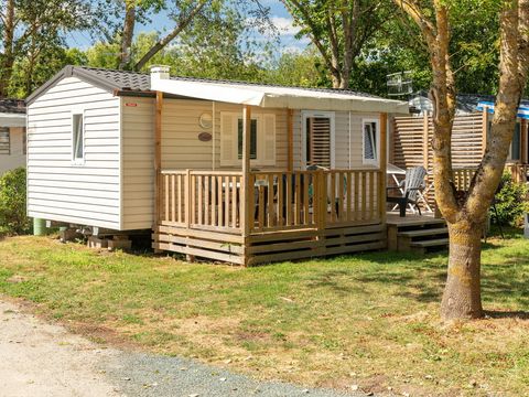 MOBILHOME 6 personnes - Comfort | 2 Ch. | 4/6 Pers. | Terrasse surélevée | Clim.