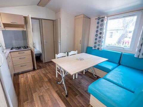 MOBILHOME 6 personnes - Mobil-home | Comfort | 3 Ch. | 6 Pers. | Terrasse surélevée | 2 SDB | Clim.