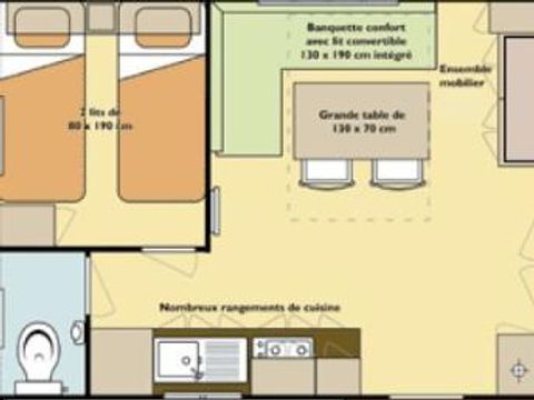 Mobilhome 6 personnes - MH2 IRM
