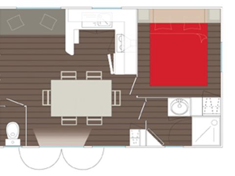 MOBILHOME 8 personnes - Confort 32m²