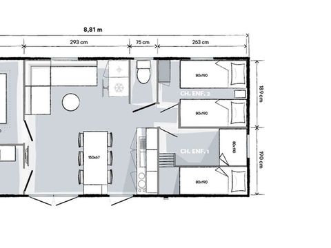 MOBILHOME 6 personnes - RELAX