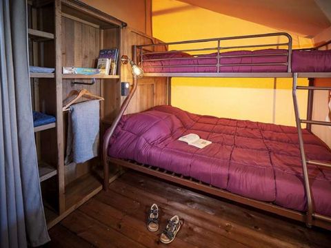 Tente en toile et en bois 5 personnes - LODGE KENYA
