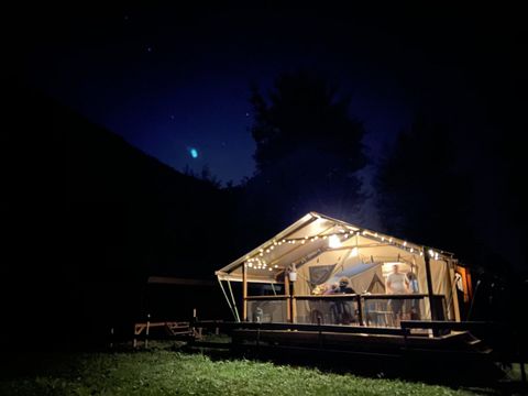 Tente en toile et en bois 5 personnes - LODGE KENYA