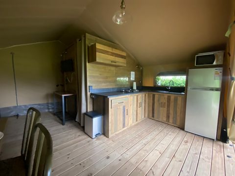 TENTE TOILE ET BOIS 5 personnes - LODGE KENYA
