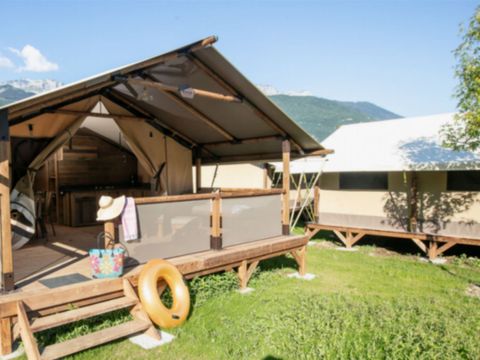 TENTE TOILE ET BOIS 5 personnes - KENYA