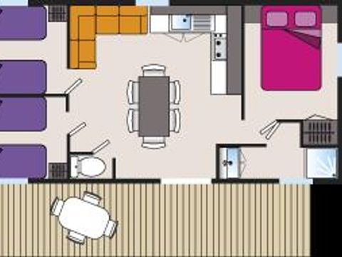 MOBILHOME 6 personnes - OASIS