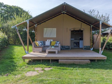 Tente en toile et en bois 5 personnes - Safari