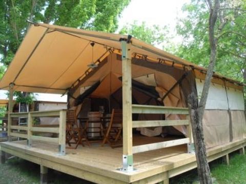 BUNGALOW TOILÉ 4 personnes - Lodge Victoria Confort + Sans sanitaire