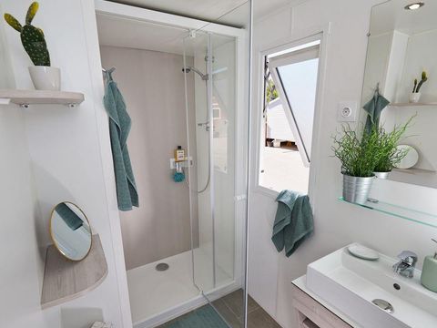 MOBILHOME 6 personnes - Premium 35m² 3 chambres, Clim, Tv, lave-vaisselle