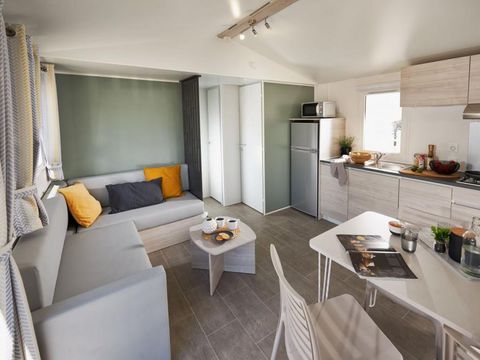 MOBILHOME 6 personnes - Premium 35m² 3 chambres, Clim, Tv, lave-vaisselle
