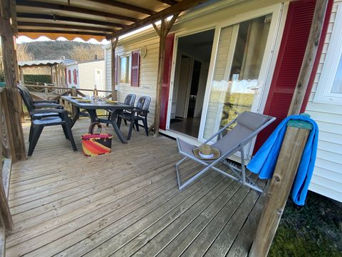 MOBILHOME 6 personnes - Confort 32 m² 3 chambres Clim, Tv