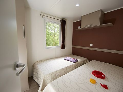 MOBILHOME 6 personnes - Confort 32 m² 3 chambres Clim, Tv