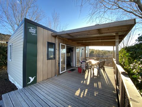MOBILHOME 6 personnes - Homeflower Premium 33 m² 3 chambres Clim, Tv, lave-vaisselle