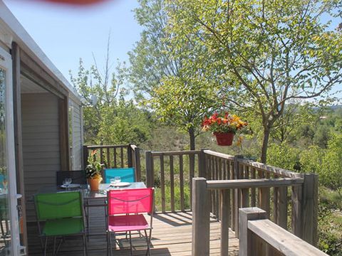 MOBILHOME 4 personnes - Premium Patio 30m² 2 chambres Clim, Tv, lave-vaisselle