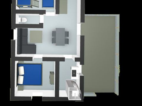 MOBILHOME 5 personnes - Confort 29 m² 2 chambres
