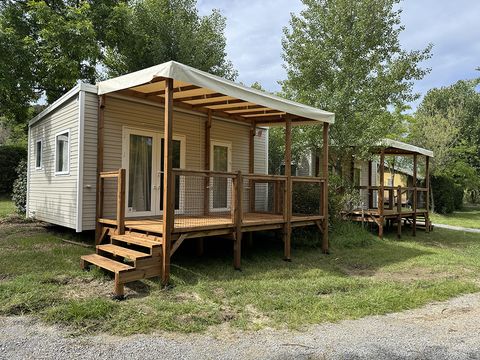 Mobilhome 2 personnes - NEW Confort 22m² - 2p-1 chambre - Clim - TV
