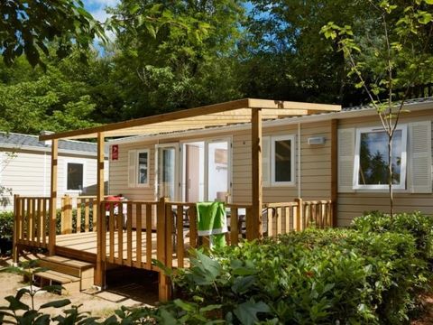 MOBILHOME 6 personnes - Confort 6p (35m²) avec terrasse couverte, climatisé