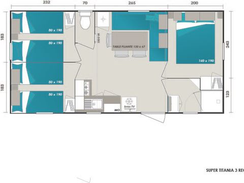 MOBILHOME 6 personnes - Lodge Premium
