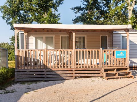 MOBILHOME 6 personnes - Comfort | 3 Ch. | 6 Pers. | Terrasse surélevée | Clim.
