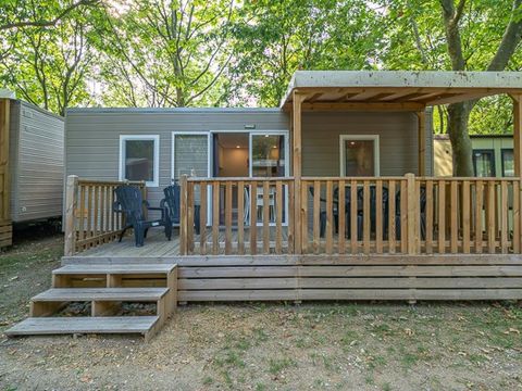 MOBILHOME 6 personnes - Mobil-home | Comfort XL | 3 Ch. | 6 Pers. | Terrasse surélevée | Clim. | TV